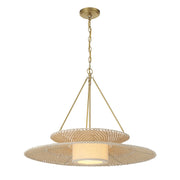 Janipher 1 Light 29.5" Pendant in Soft Gold