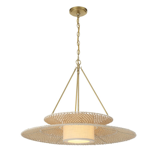Janipher 1 Light 29.5" Pendant in Soft Gold