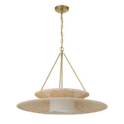 Janipher 1 Light 29.5" Pendant in Soft Gold