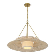 Janipher 1 Light 29.5" Pendant in Soft Gold