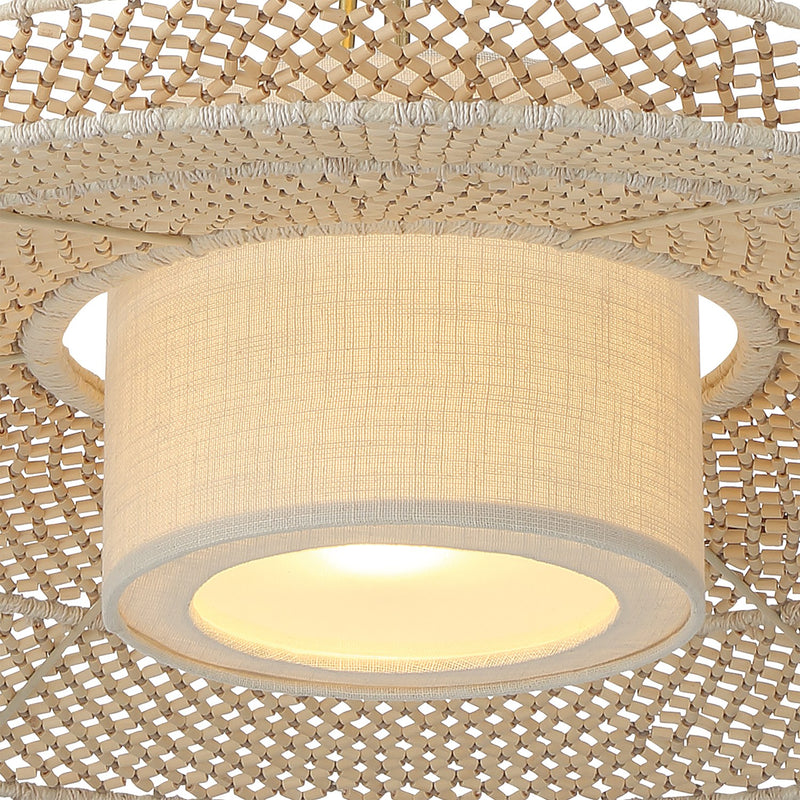 Janipher 1 Light 29.5" Pendant in Soft Gold