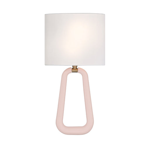 Jori 2 Light 10" Sconce in Aged Brass + Blush