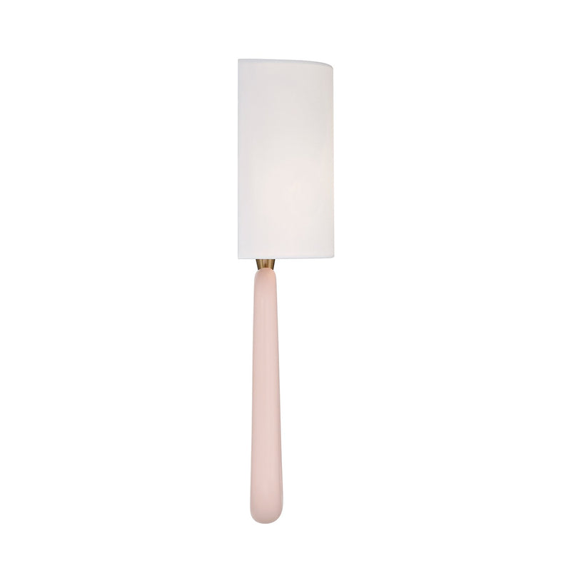Jori 2 Light 10" Sconce in Aged Brass + Blush