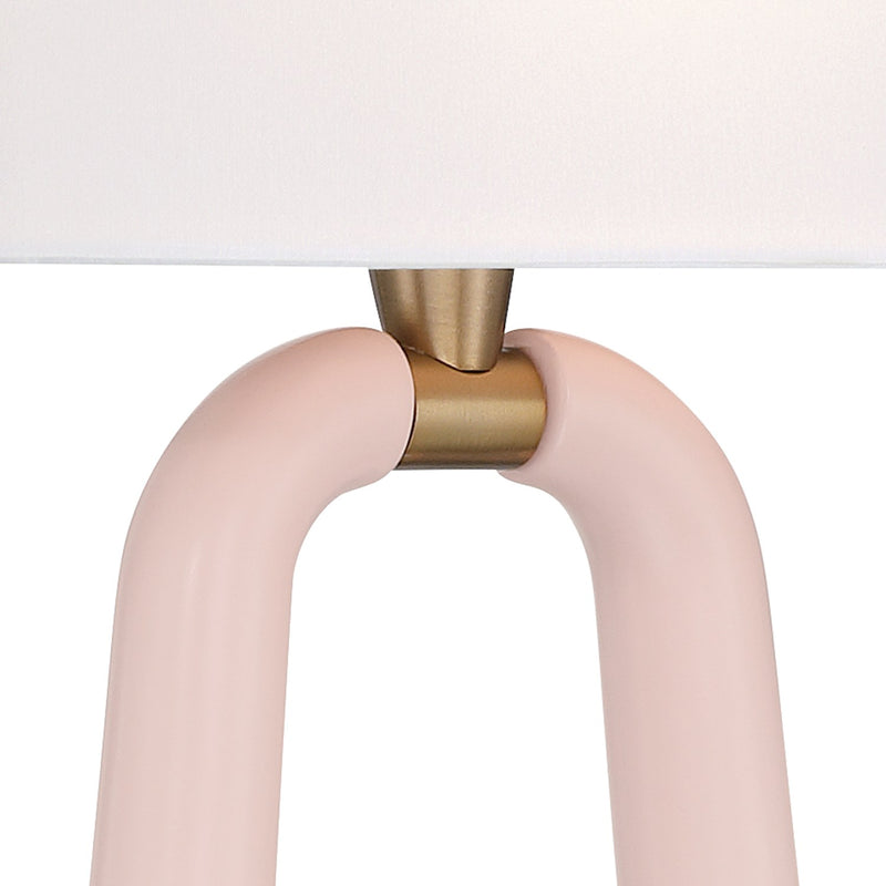 Jori 2 Light 10" Sconce in Aged Brass + Blush