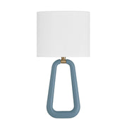 Jori 2 Light 10" Sconce in Aged Brass + Blue