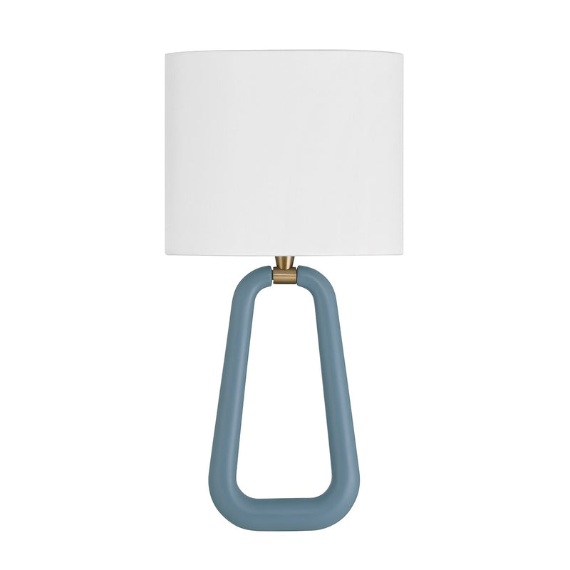 Jori 2 Light 10" Sconce in Aged Brass + Blue