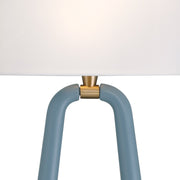 Jori 2 Light 10" Sconce in Aged Brass + Blue