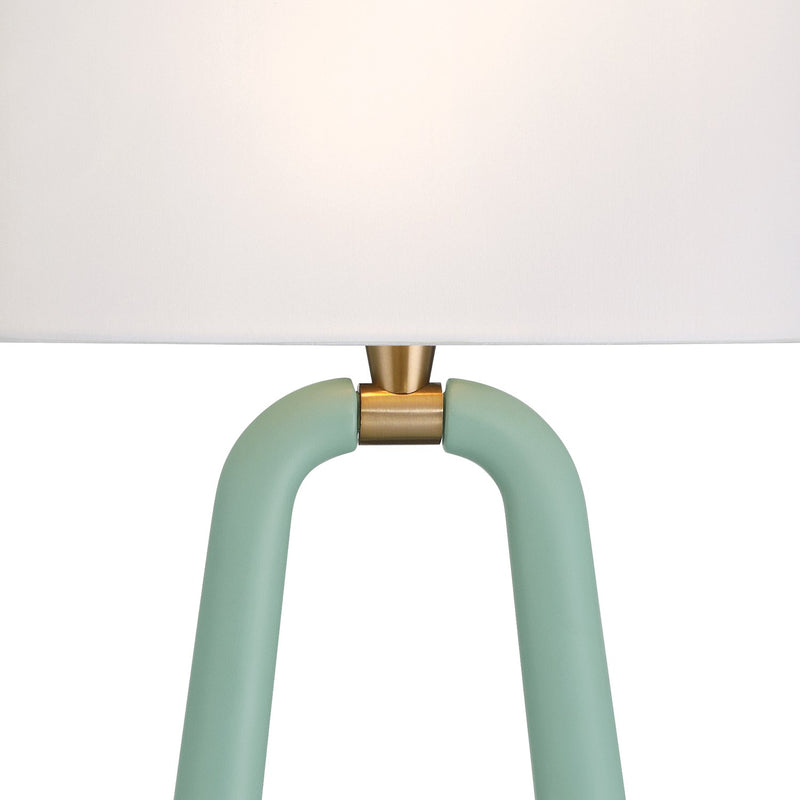 Jori 2 Light 10" Sconce in Aged Brass + Green