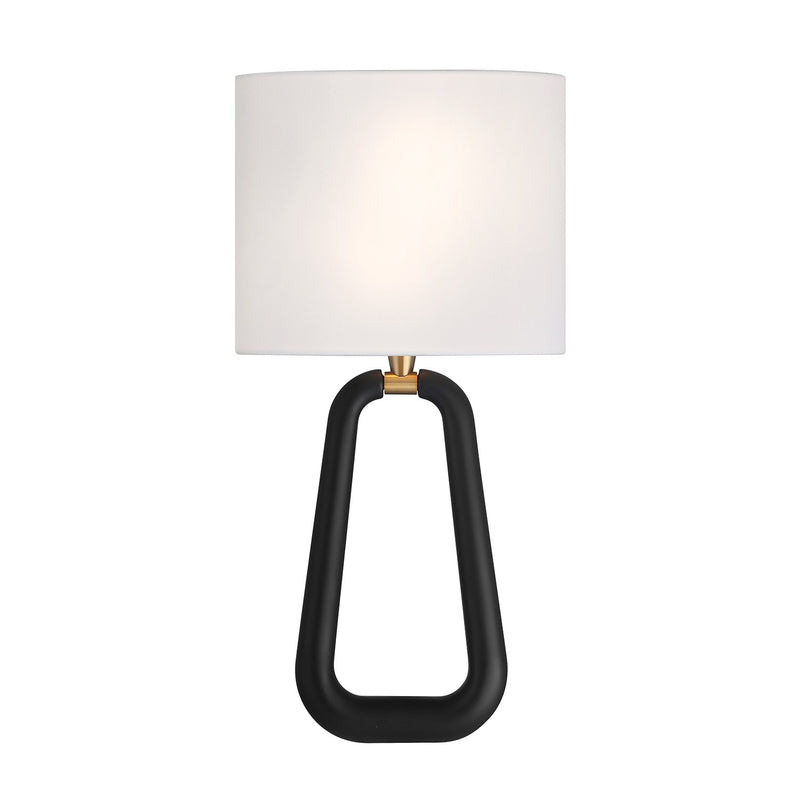 Jori 2 Light 10" Sconce in Aged Brass + Matte Black