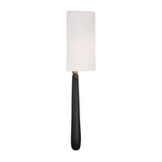 Jori 2 Light 10" Sconce in Aged Brass + Matte Black
