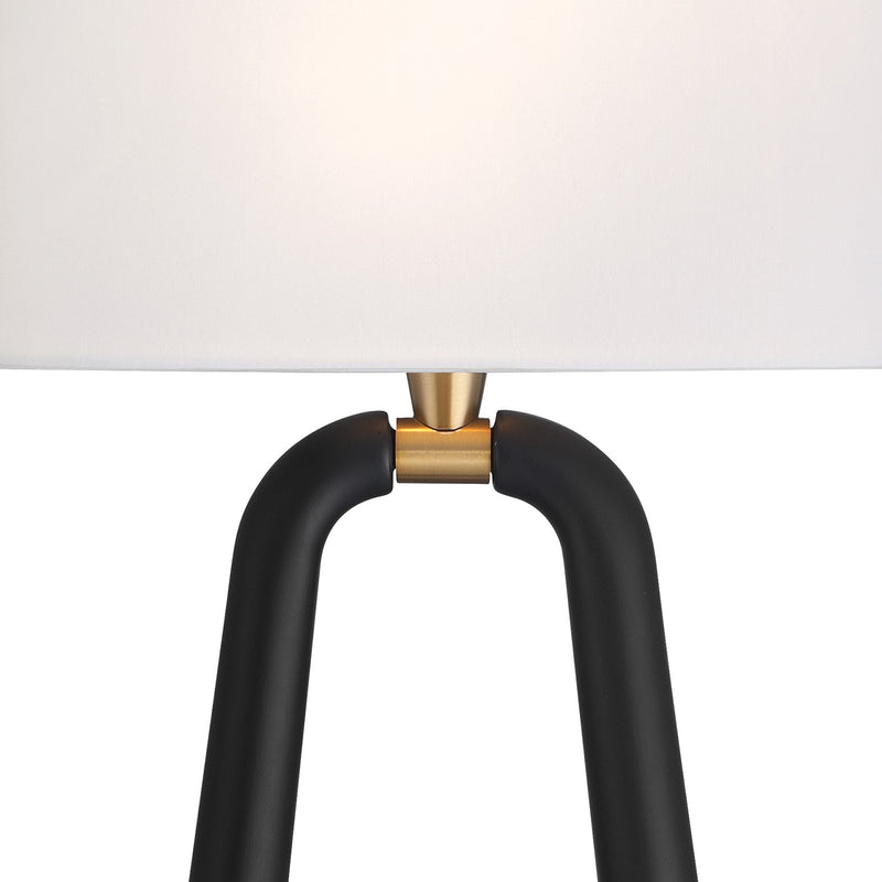 Jori 2 Light 10" Sconce in Aged Brass + Matte Black
