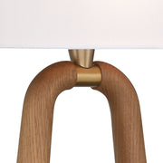 Jori 2 Light 10" Sconce in Aged Brass + Wood