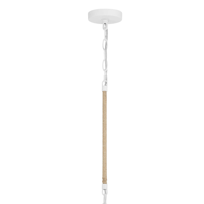 Jasper 3 Light 16" Pendant in Matte White
