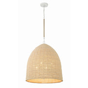 Jasper 6 Light 20" Pendant in Matte White