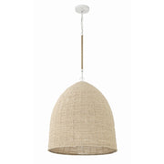 Jasper 6 Light 20" Pendant in Matte White