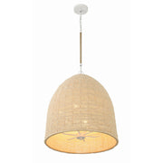 Jasper 6 Light 20" Pendant in Matte White
