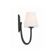 Juno 2 Light 15" Sconce in Black Forged