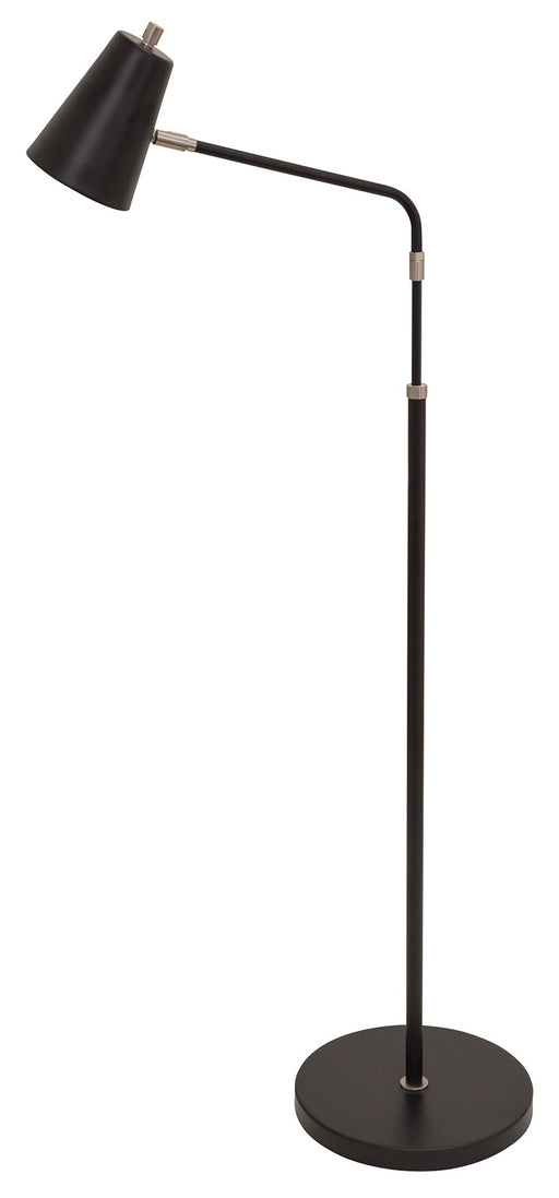 Kirby Adjustable LED Floor Lamp in Black