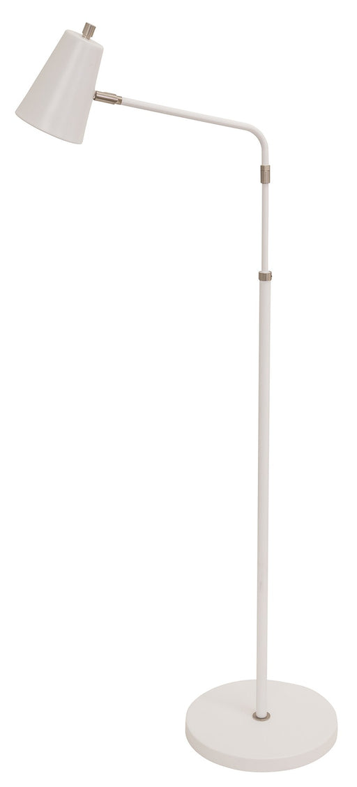 Kirby Adjustable LED Floor Lamp in White