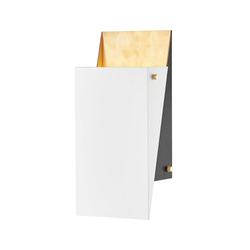 Ratio Bath Sconce in Aged Brass