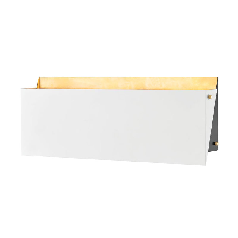 Ratio 2-Light Bath Vanity Light in Aged Brass