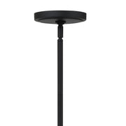 Keenan 4 Light 48" Linear Chandelier in Black Forged
