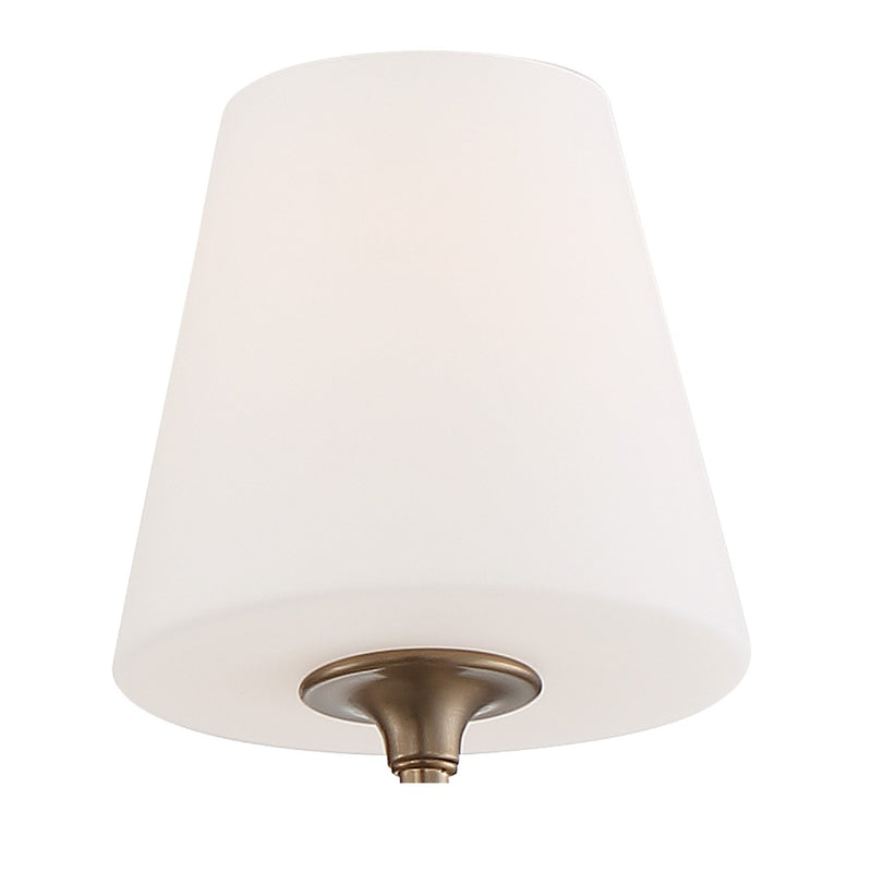 Keenan 4 Light 48" Linear Chandelier in Vibrant Gold