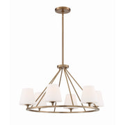 Keenan 6 Light 31.25" Chandelier in Vibrant Gold