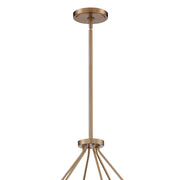 Keenan 6 Light 31.25" Chandelier in Vibrant Gold