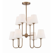 Keenan 8 Light 28" Chandelier in Vibrant Gold