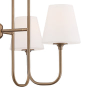 Keenan 8 Light 28" Chandelier in Vibrant Gold