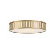 Kendal 4 Light 22.5" Flush Mount in Vibrant Gold