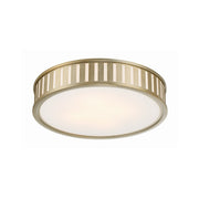 Kendal 4 Light 22.5" Flush Mount in Vibrant Gold