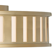 Kendal 4 Light 22.5" Flush Mount in Vibrant Gold