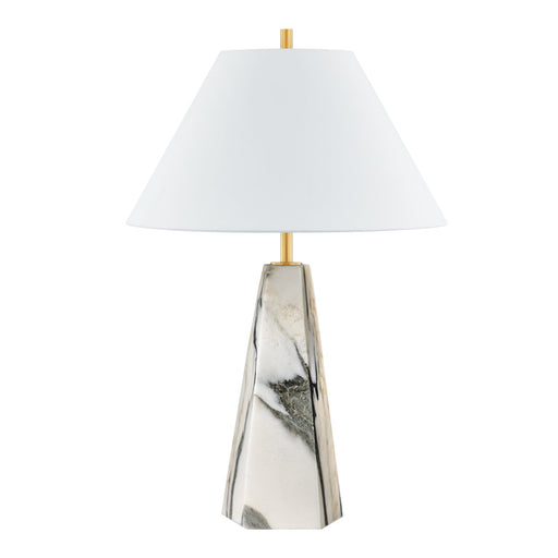 Benicia Table Lamp in Aged Brass