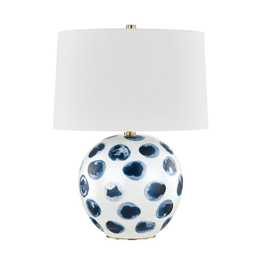 Blue Point Table Lamp in White