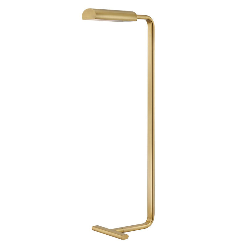 Renwick Floor Lamp in Aged Brass