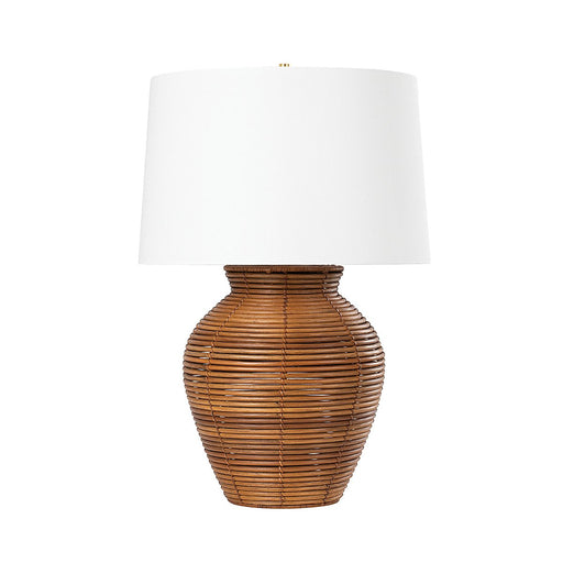 Newark Table Lamp in Vintage Gold Leaf