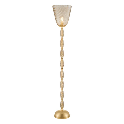 Bleecker Floor Lamp in Aged Brass