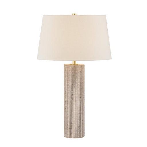 Highland Mills Large Table Lamp in Aged Brass
