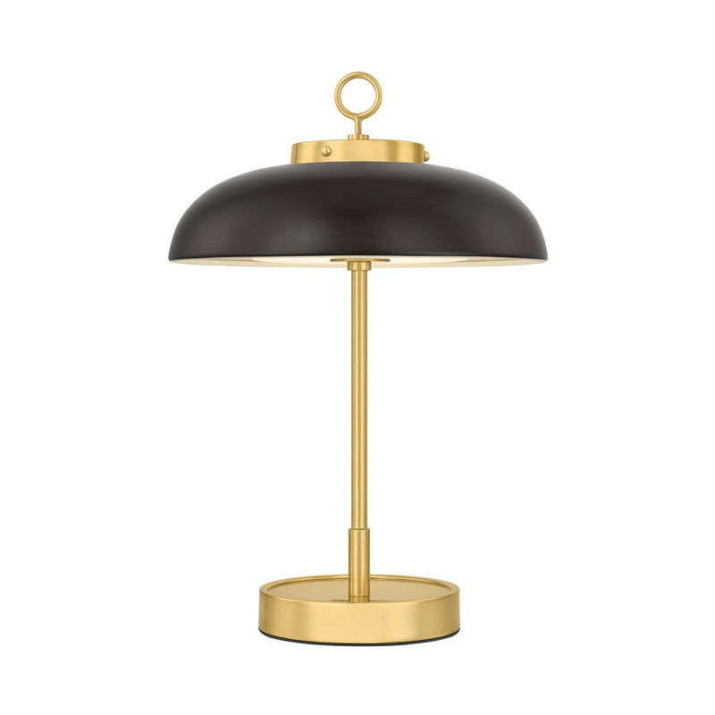 Hector Rechargeable Table Lamp in Aged Brass / Distressed Bronze