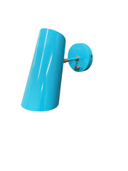 Logan Wall Sconce in Azure/Satin Brass