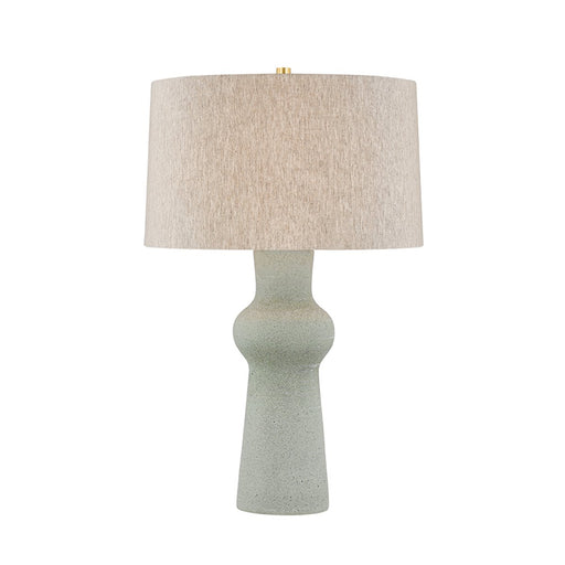 Heathway Table Lamp in Aged Brass / Ceramic Hazy Jade