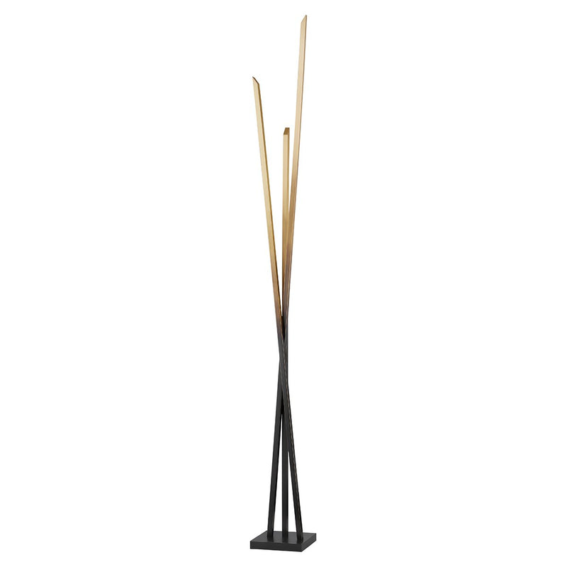 Gansevoort Floor Lamp in Gradient Brass