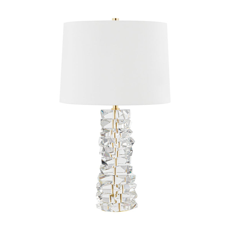 Bellarie Table Lamp in Aged Brass