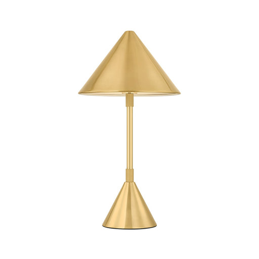 Salma Rechargeable Table Lamp in Aged Brass
