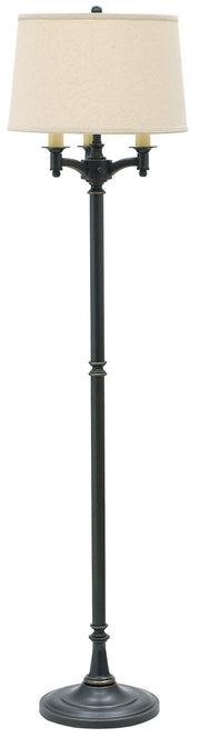 Lancaster 62.75" Six-Way Floor Lamp in Oil Rubbed Bronze