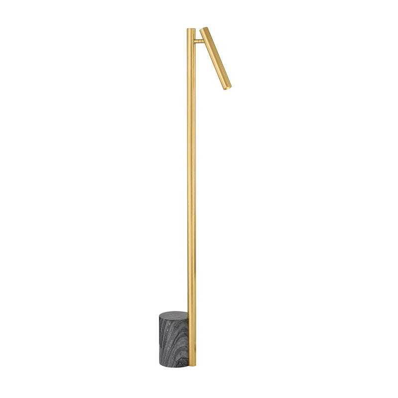 Circleville Floor Lamp in Aged Brass