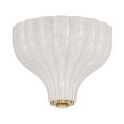 Layton 3 Light 9.75" Semi Flush Mount in Luxe Gold