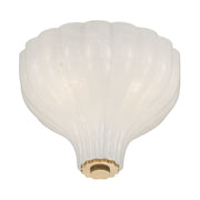 Layton 3 Light 9.75" Semi Flush Mount in Luxe Gold